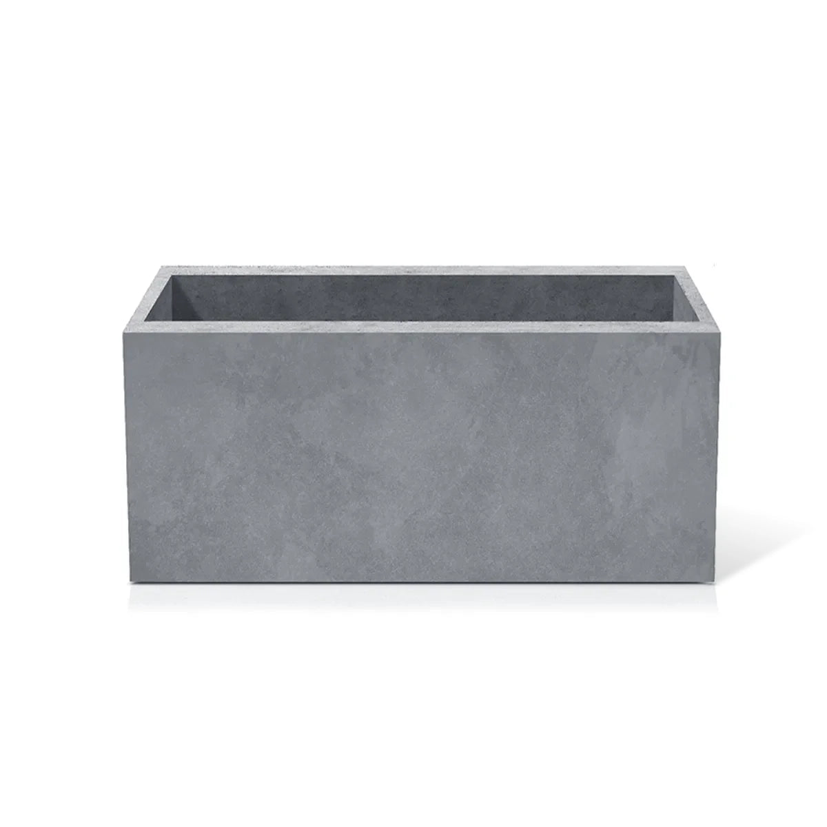Outdoor Concrete Planters - Rectangle 50x120x50 cm on white background Decormania.eu